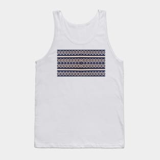 Faux Woven navajo , aztec , kilim Tank Top